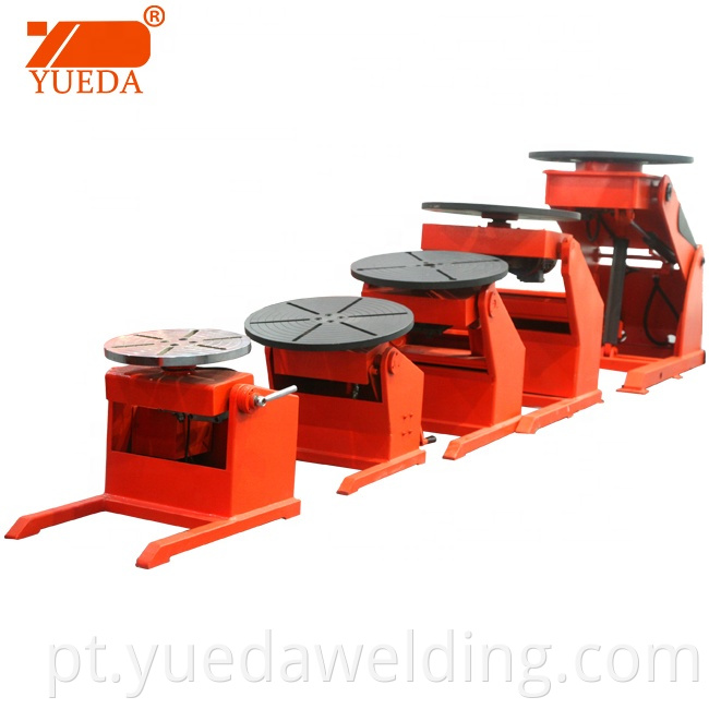 Yueda 100KG pesados ​​turntable 50 kg de solda posicionador China barato posicionador